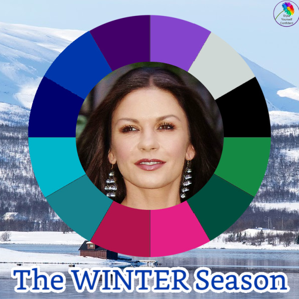 Seasonal colour types: Cool Winter chart