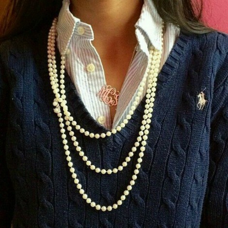 Wear Pearls Casually