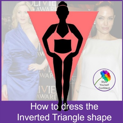 How to balance the body proportion of an inverted triangle body