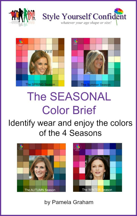 Seasonal Color swatch Palette Guide Card