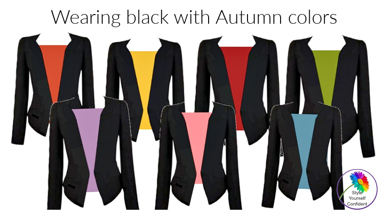Are Dark Colours and Black the Only Colours to Wear to Look