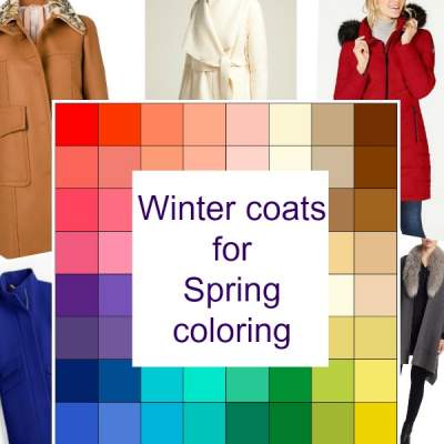 winter coats for spring coloring